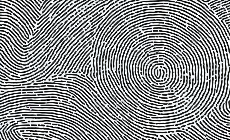 How rare is a double loop fingerprint?